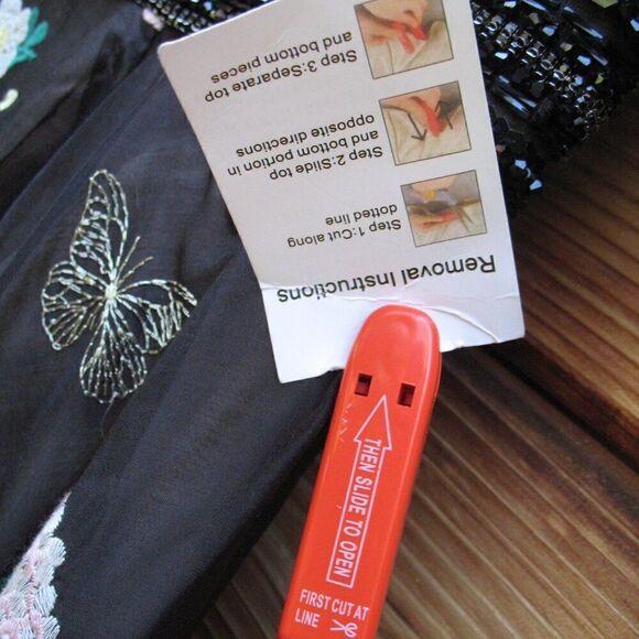 Mac Duggal 79361 Womens Black EMBROIDERED Embroidered Maxi Gown Dress 4 - Picture 14 of 16